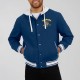 Milwaukee Brewers Navy Cotton Hooded Jacket Milwaukee Brewers Navy Cotton Hooded Jacket