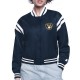 Milwaukee Brewers Printed Logo Varsity Satin Jacket Milwaukee Brewers Printed Logo Varsity Satin Jacket
