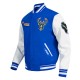 Milwaukee Bucks 2024/25 City Edition Chenille Blue Varsity Jacket
