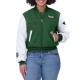 Milwaukee Bucks Green White Varsity Full-Zip Jacket