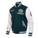 Milwaukee Bucks Team Badge Classic Rib Varsity Jacket Milwaukee Bucks Team Badge Classic Rib Varsity Jacket