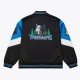 Minnesota Timberwolves Black Heavyweight Satin Jacket Minnesota Timberwolves Black Heavyweight Satin Jacket