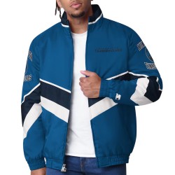 Minnesota Timberwolves Captain Blue Varsity Satin Jacket