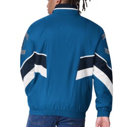 Minnesota Timberwolves Captain Blue Varsity Satin Jacket