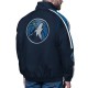 Minnesota Timberwolves Freestyle Blue Lightweight Full-Zip Jacket