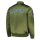 Minnesota Timberwolves Hardwood Classics Retro Green Satin Jacket Minnesota Timberwolves Hardwood Classics Retro Green Satin Jacket