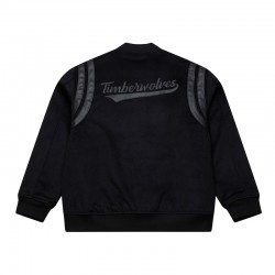 Minnesota Timberwolves Nights Walk The Tunnel Black Varsity Jacket Minnesota Timberwolves Nights Walk The Tunnel Black Varsity Jacket