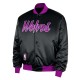 Minnesota Timberwolves Remix Courtside Black Bomber Jacket Minnesota Timberwolves Remix Courtside Black Bomber Jacket