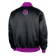 Minnesota Timberwolves Remix Courtside Black Bomber Jacket Minnesota Timberwolves Remix Courtside Black Bomber Jacket