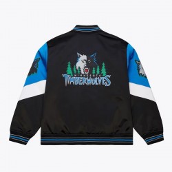 Minnesota Timberwolves Throw It Back Heavyweight Satin Jacket Minnesota Timberwolves Throw It Back Heavyweight Satin Jacket