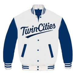 Minnesota Twins Navy and Red Varsity Jacket Minnesota Twins Navy and Red Varsity Jacket