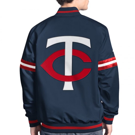 Minnesota Twins Varsity Scout Satin Jacket Minnesota Twins Varsity Scout Satin Jacket