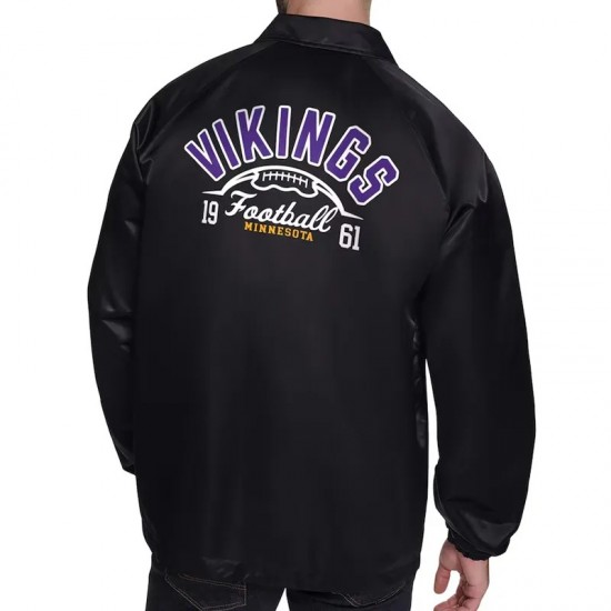 Minnesota Vikings Retro Logo Coaches Jacket Minnesota Vikings Retro Logo Coaches Jacket