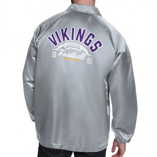 Minnesota Vikings Retro Logo Coaches Jacket Minnesota Vikings Retro Logo Coaches Jacket