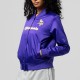 Minnesota Vikings Throwback Graphics Purple Satin Jacket
