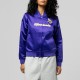 Minnesota Vikings Throwback Graphics Purple Satin Jacket