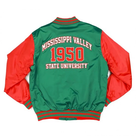 Mississippi Valley State Green and Red Jacket Mississippi Valley State Green and Red Jacket