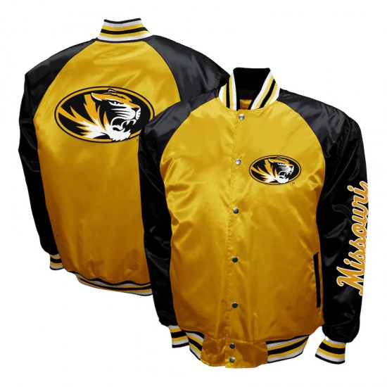 Missouri Tigers The Game Gold Satin Jacket Missouri Tigers The Game Gold Satin Jacket