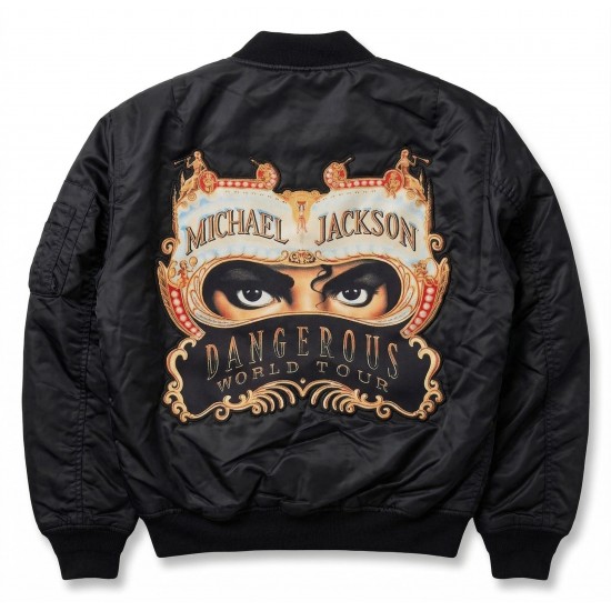 Michael Jackson Dangerous World Tour Flight Jacket Michael Jackson Dangerous World Tour Flight Jacket