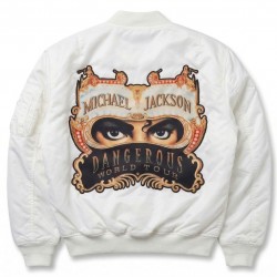 Michael Jackson Dangerous World Tour Flight Jacket