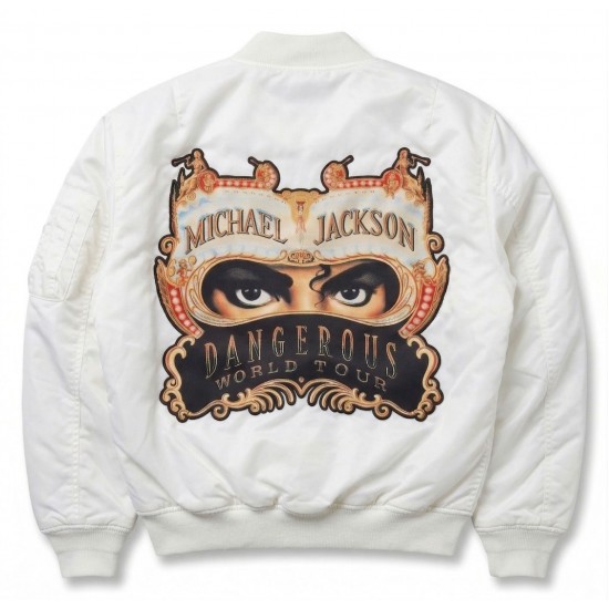 Michael Jackson Dangerous World Tour Flight Jacket Michael Jackson Dangerous World Tour Flight Jacket