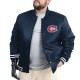 Montreal Canadiens Adaptive Bold Logo Varsity Satin Jacket Montreal Canadiens Adaptive Bold Logo Varsity Satin Jacket