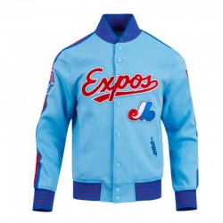 Montreal Expos Logo Game Day Uni Blue Jacket