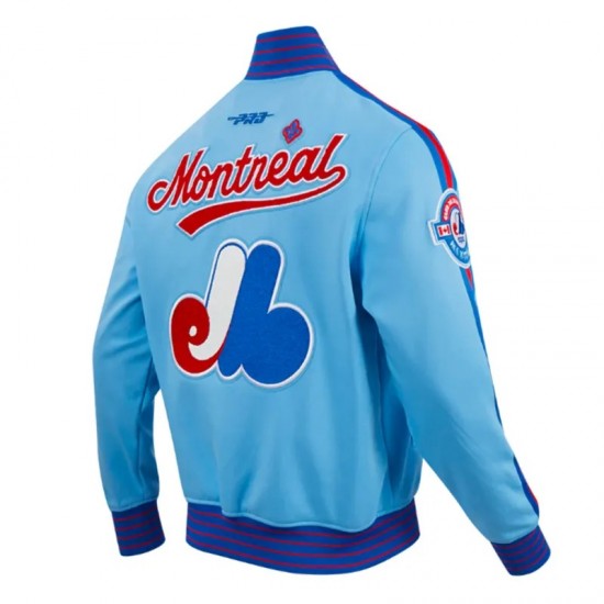 Montreal Expos Logo Game Day Uni Blue Jacket
