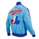 Montreal Expos Logo Game Day Uni Blue Jacket