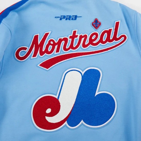 Montreal Expos Logo Game Day Uni Blue Jacket