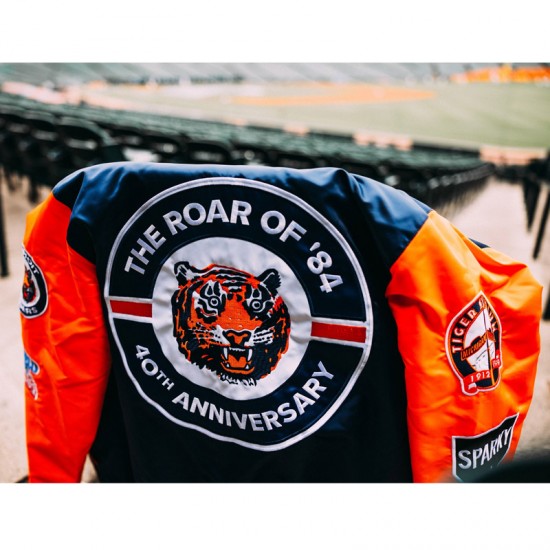 Mopkins Detroit Tigers 1984 World Series Champions Jacket Mopkins Detroit Tigers 1984 World Series Champions Jacket