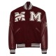 Morehouse College Maroon Varsity Jacket Morehouse College Maroon Varsity Jacket