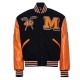 Morgan State University Black and Orange Varsity Jacket Morgan State University Black and Orange Varsity Jacket