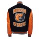 Morgan State University Black and Orange Varsity Jacket Morgan State University Black and Orange Varsity Jacket