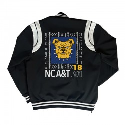 Mudcloth North Carolina A&T Aggie Varsity Jacket Mudcloth North Carolina A&T Aggie Varsity Jacket