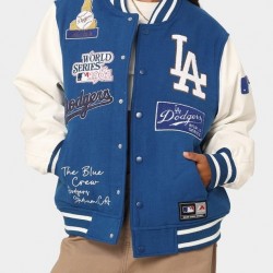Multi Hit Los Angeles Dodgers Varsity Jacket