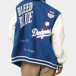 Multi Hit Los Angeles Dodgers Varsity Jacket
