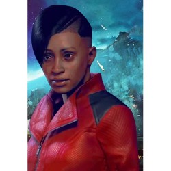Naomi Brooke Watch Dogs Legion Leather Jacket