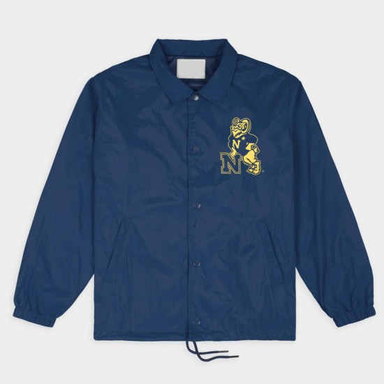 Navy Midshipmen 1985 Logo Coaches Jacket Navy Midshipmen 1985 Logo Coaches Jacket