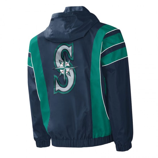 Navy Seattle Mariners Impact Hoodie Jacket Navy Seattle Mariners Impact Hoodie Jacket