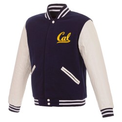 Navy/White California Golden Bears Varsity Jacket