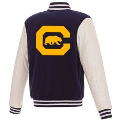Navy/White California Golden Bears Varsity Jacket