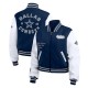Navy/White Dallas Cowboys Varsity Full-Zip Jacket Navy/White Dallas Cowboys Varsity Full-Zip Jacket