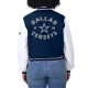Navy/White Dallas Cowboys Varsity Full-Zip Jacket Navy/White Dallas Cowboys Varsity Full-Zip Jacket