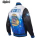 NBA All Star 2025 Classic Rib Satin Jacket NBA All Star 2025 Classic Rib Satin Jacket