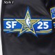 NBA All Star 2025 Classic Rib Satin Jacket NBA All Star 2025 Classic Rib Satin Jacket
