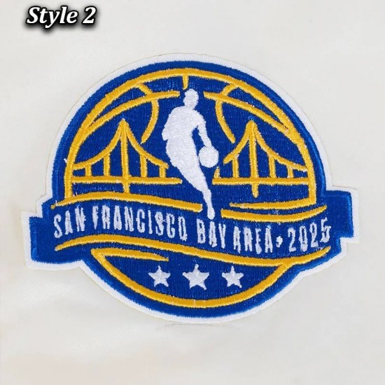 NBA All Star 2025 Classic Rib Satin Jacket NBA All Star 2025 Classic Rib Satin Jacket