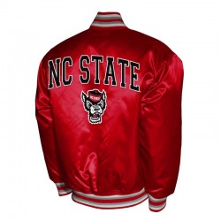 NC State Wolfpack Club Satin Jacket NC State Wolfpack Club Satin Jacket