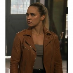NCIS Sydney Tuuli Narkle Leather Jacket NCIS Sydney Tuuli Narkle Leather Jacket