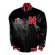 Nebraska Huskers Club Satin Varsity Jacket